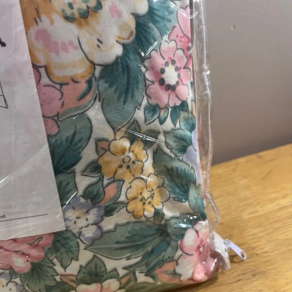 Vtg Givenchy Atelier Martex Clemenceau Floral Balloon Shade 88x90 Pink NEW